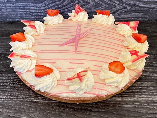 Aardbeien-citroen bavarois