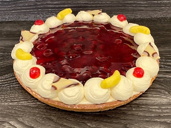 Kers-banaan bavarois