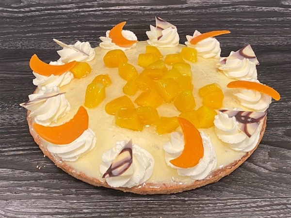 Mango abrikoos bavarois