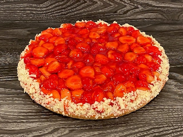 Aardbeien vlaai harde bodem